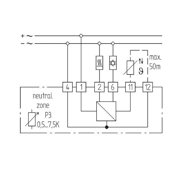 Eberle Controls - Raumthermostat/Uhrenthermostat Klimaregler KLR-E 525 55