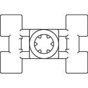 HellermannTyton - Kabelbinder Befestigungsbinder 150-56199(500) 200x4,6 schwarz − 500 Stück