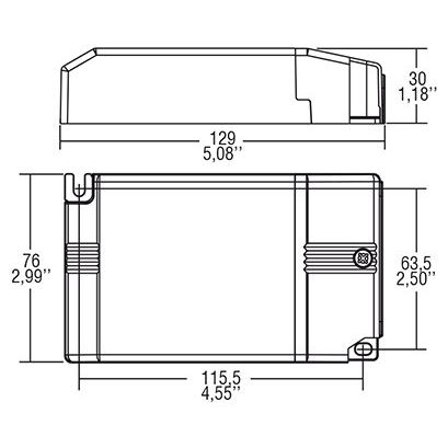 Houben - LED-Betriebsgerät LED-Treiber mp65h 350-1200 mA  − 1 Stück