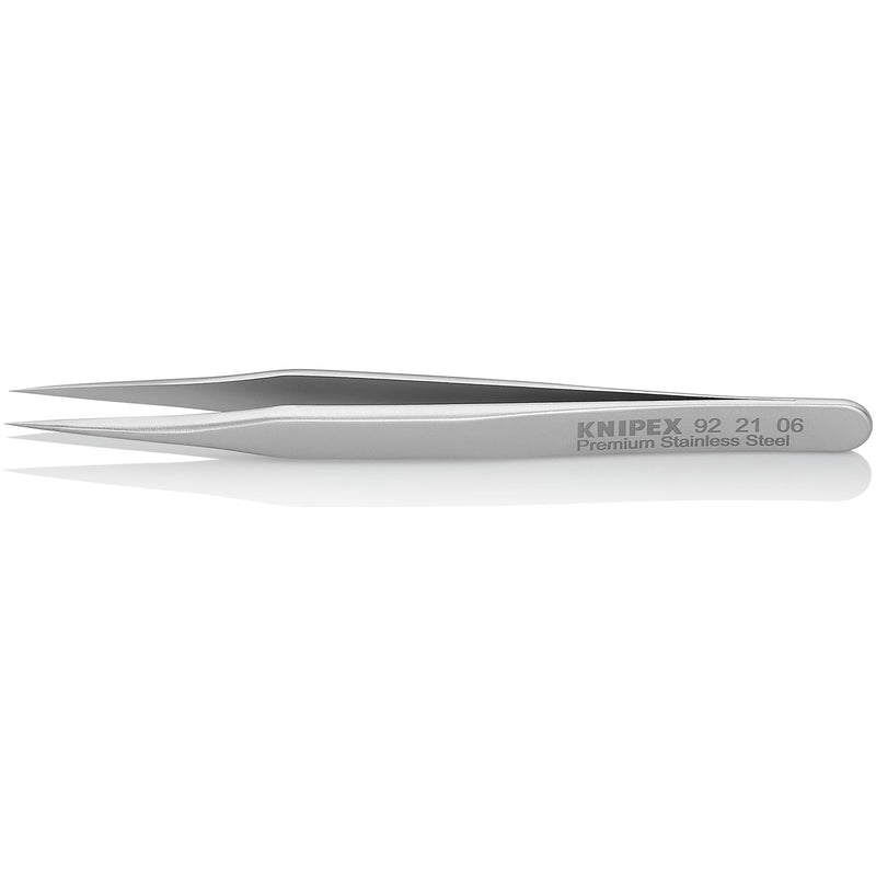 Knipex - Pinzette Mini-Präzisionspinzette 92 21 06 Glatt 80 mm − 1 Stück