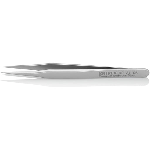 Knipex - Pinzette Mini-Präzisionspinzette 92 21 06 Glatt 80 mm − 1 Stück