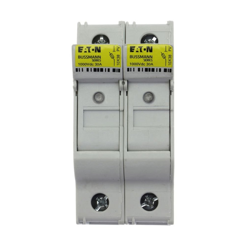 Eaton - Halter für zylindrische Sicherung Sicherungshalter Niedersp. 2P 10x38MF#CHPV2IU 32A DC 1000V 2polig − 6 Stück