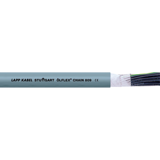 Lapp Kabel&Leitung - Energiekabel < 1 kV, für ortsveränderlichen Einsatz ÖLFLEX CHAIN 809 2X0,5 1026700