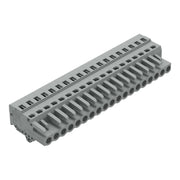 WAGO - Kabelsteckverbinder für Leiterplattensteckverbinder 1-Leiter-Federleiste 231-119/008-000 CAGECLAMP,2,5 mm²,gr − 10 Stück