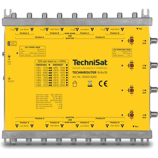 TechniSat - Multischalter Router TECHNIROUTER9/4x16 − 1 Stück by TechniSat
