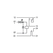 WAGO - Schaltrelais Relais-Modul 24VDC 2xUM 288-312