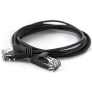 Wantec - Patchkabel Kupfer UTP-Patchkabel Cat.6A sw 7313 sw 1,0m 1,0m RJ45 2,8mm