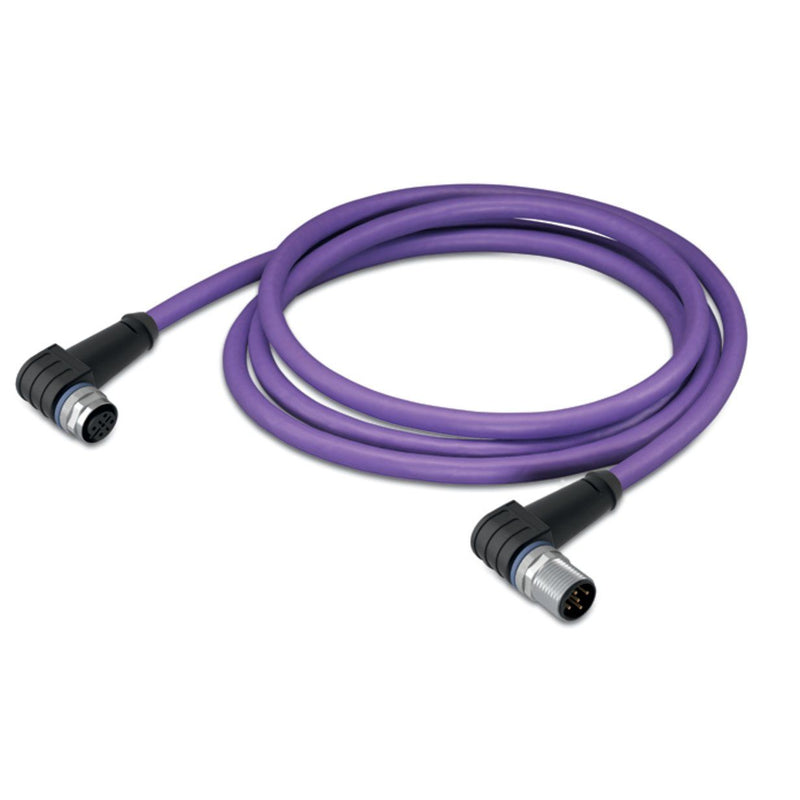 WAGO - Patchkabel Kupfer Industrie CANopen-/DeviceNet-Leitung 756-1406/060-100 winklig,violett − 1 Stück