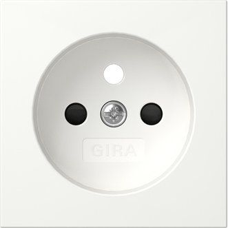 Gira - Zubehör/Ersatzteile für Installationsschalterprogramme Abd. Steckd. Erdstift SH 494527 Reinweiß m