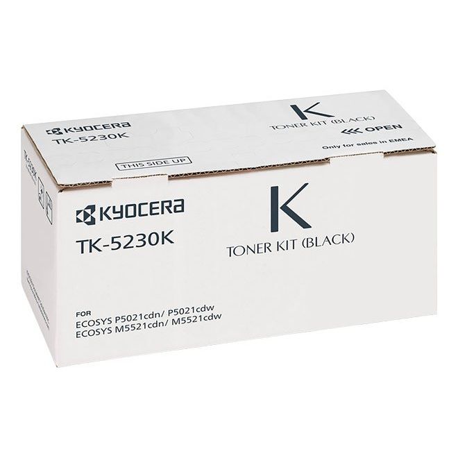 Kyocera - Verbrauchsmaterial für Telefax/Drucker/MFC Lasertoner TK-5230K sw 2.600 Seiten,schwarz