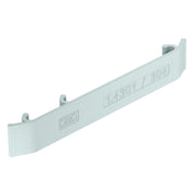 OBO Bettermann - Zubehör/Ersatzteile für Kabeltragsystem Kennzeichnungsschild KS GR LGR 127x18mm,lichtgrau − 10 Stück