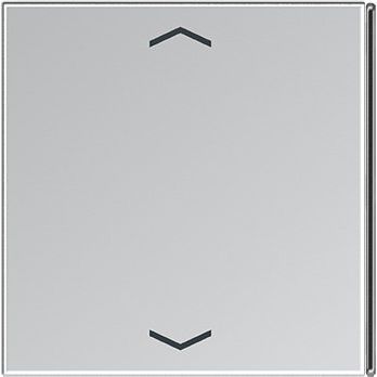 Jung - Abdeckung/Bedienelement für Installationsschalterprogramme Taste 4-fach alu AL 2404 TSAP 23 Symbol Auf/Ab