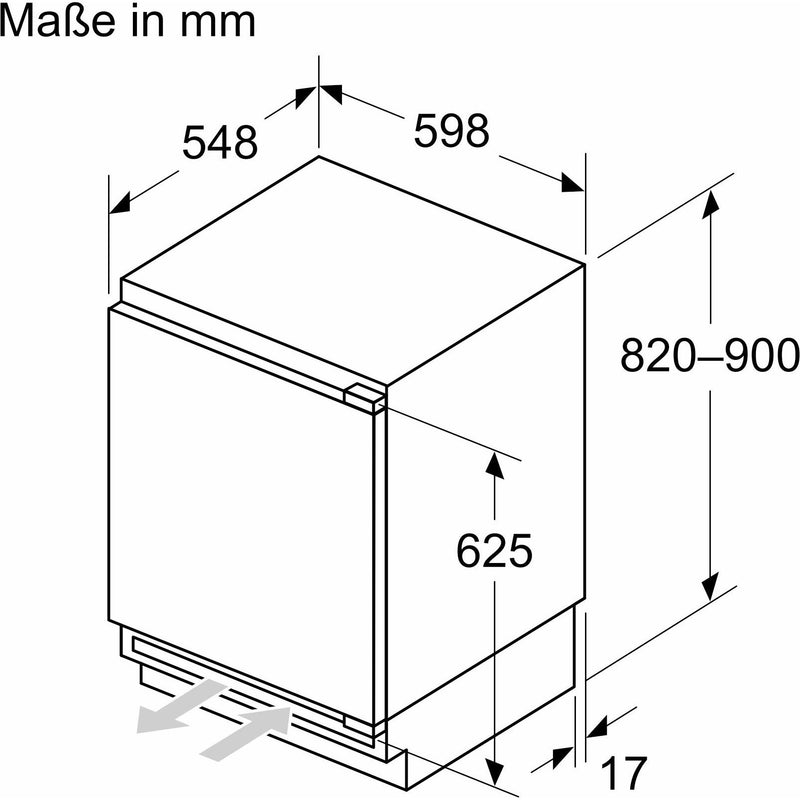 Bosch - Kühlschrank UB-Kühlgerät KUR21VFE0 Serie4