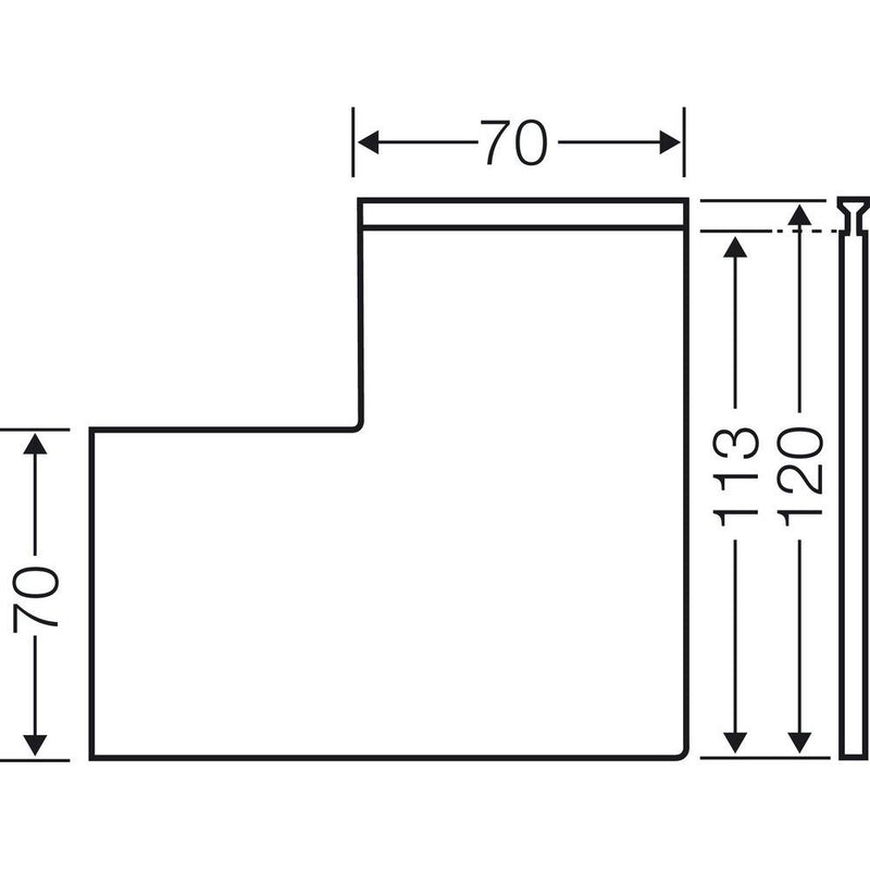Hensel - Phasen-Trennplatte Phasentrenner Mi PT 2 (VE2) f. Lasttrennsch. 3p