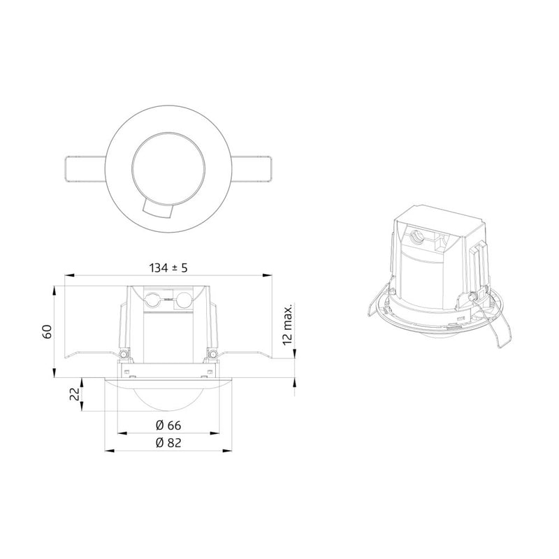 BEG Brück Electronic - Bewegungsmelder/Präsenzmelder komplett Decken-Bewegungsmelder PD3N-1C-DE Micro