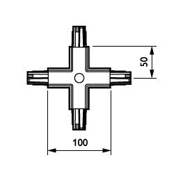 Philips Lighting - Elektrisches Zubehör/Ersatzteile für Leuchten X-Verbinder ZCS750 5C6 XCP GR GAC600