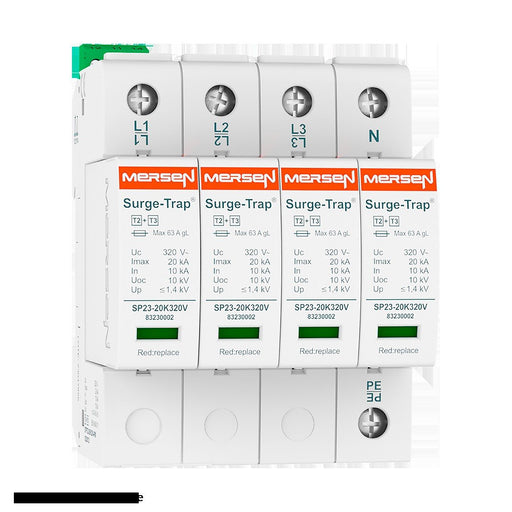 Mersen - Überspannungsableiter für Energietechnik/Stromversorgung Überspg.-Ableiter Typ 2+3 STPT23-20K320V-4P 20kA Uc320V 4+0 TNS
