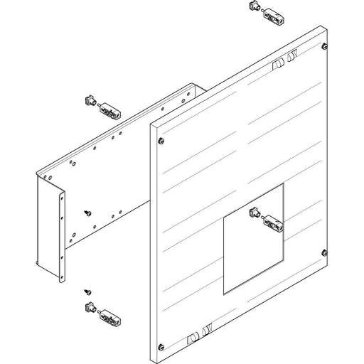 ABN - Verteilerfeld für Installationsverteiler ESPRO-Modul MF24260 flach BxH:500x600mm