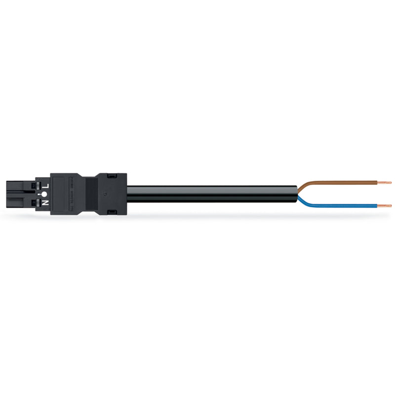 WAGO - Konfektionierte Leitung für steckbare Gebäudeinstallation konfekt. Anschlussleitung 771-8992/217-601 Eca,Stecker