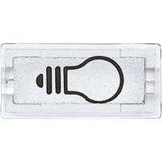 Merten - Bezeichnungsmaterial für Installationsschalterprogramme Symbol Licht kl 395669 rechteckig