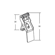 Brumberg Leuchten - Mechanisches Zubehör/Ersatzteile für Leuchten Einbaufeder 4er Set 00532900 0