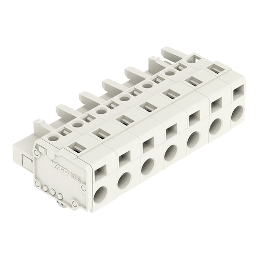 WAGO - Kabelsteckverbinder für Leiterplattensteckverbinder 1-Leiter-Federleiste 721-207/008-000 CAGECLAMP 2,5mm²,lgr − 50 Stück