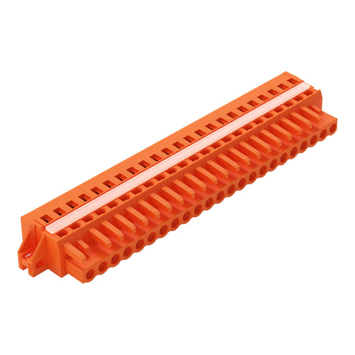 WAGO - Kabelsteckverbinder für Leiterplattensteckverbinder 1-Leiter-Federleiste 231-323/027-000 CAGECLAMP,2,5mm²,or − 10 Stück