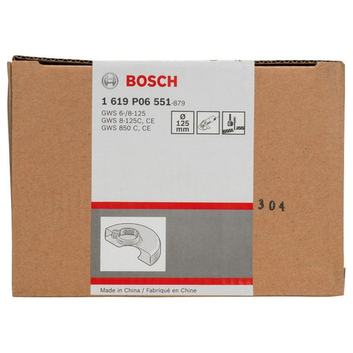 Bosch - Systemzubehör für Schleifen/Polieren (Akku/elektrisch/Druckluft) Schutzhaube mit 1619P06551 Deckblech, 125 mm