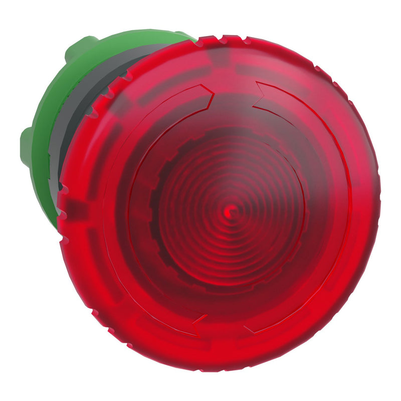 Schneider Electric - Frontelement für Pilztaster Frontelem. Pilzdrucktaster ZB5AW743 tastend, rot