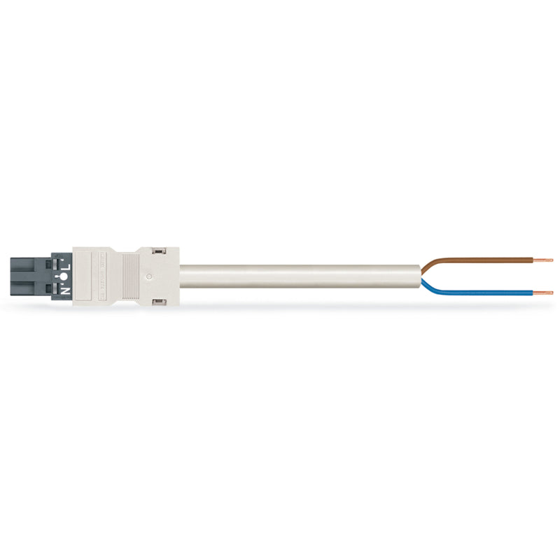 WAGO - Konfektionierte Leitung für steckbare Gebäudeinstallation konfekt. Anschlussleitung 771-8982/206-604 Eca,Stecker