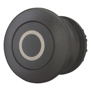 Eaton - Frontelement für Pilztaster Pilzdrucktaste M22S-DP-S-X0 schwarz,beschriftet