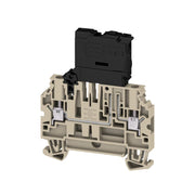 Weidmüller - Sicherungs-Reihenklemme Klemme W2C 4 FS 60-150V DB Schraubanschluss − 50 Stück
