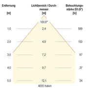 EVN Lichttechnik - Downlight/Strahler/Flutlicht LED-Downlight IP54 LN54150125 dimmbar
