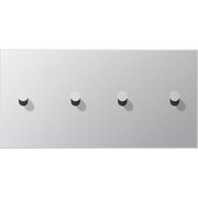 Jung - Abdeckung/Bedienelement für Installationsschalterprogramme Abdeckung mit Kipphebel AL 12-250 K 0 Kegel, 2fach, alu