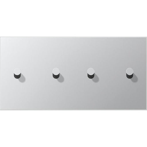 Jung - Abdeckung/Bedienelement für Installationsschalterprogramme Abdeckung mit Kipphebel AL 12-250 K 0 Kegel, 2fach, alu