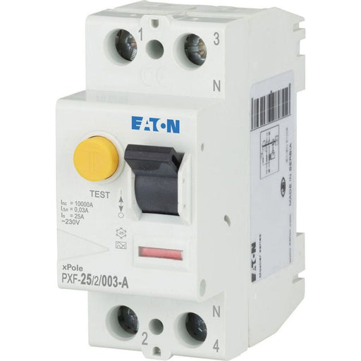 Eaton - Fehlerstrom-Schutzschalter FI-Schutzschalter PXF-25/2/003-A 25A 2p, 30mA − 1 Stück by Eaton
