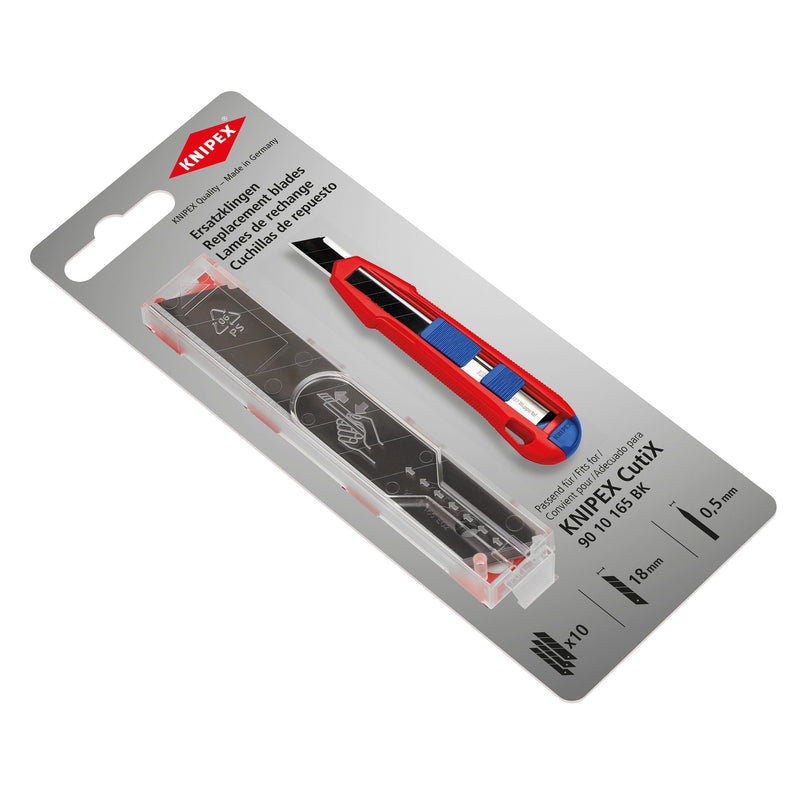Knipex - Messer Ersatz-Klingen 90 10 165 E02 (VE10) für 90 10 165 BK