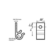 HellermannTyton - Befestigungsschelle für Kabel/Rohre Kabelhalter 4D10 POM BK 100 schwarz − 10000 Stück