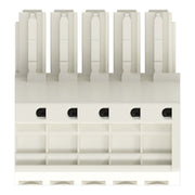 WAGO - Ein- und mehrpolige Klemmenleiste 1-Leiter-Federleiste 831-3105 CAGECLAMP,10mm²,lgr − 24 Stück