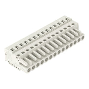 WAGO - Kabelsteckverbinder für Leiterplattensteckverbinder 1-Leiter-Federleiste 721-114/026-000 CAGECLAMP 2,5mm²,lgr − 25 Stück