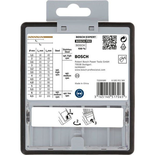 Bosch - Bohrer-Set PRO Stainless Steel HSS-Co 2607019926 Spiralbohrer-Set