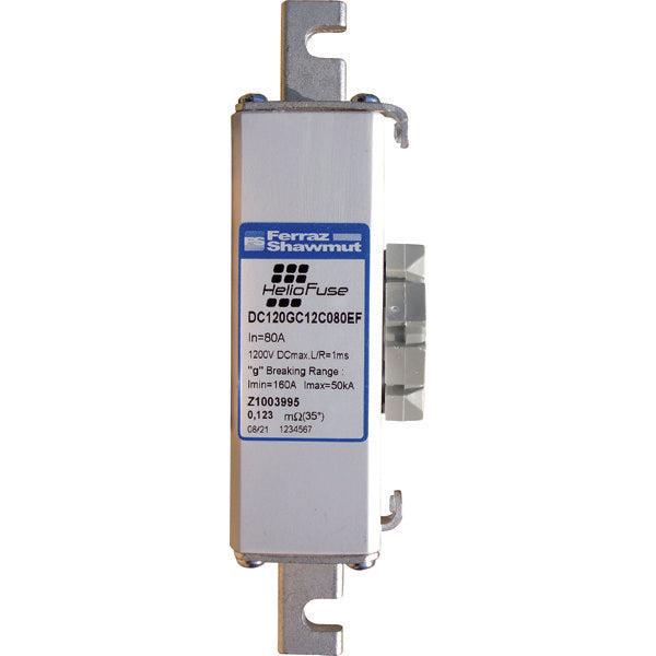 Mersen - Messersicherung Sicherungseinsatz gPV DC120GC12C080E Gr.120 DC1200V 80A