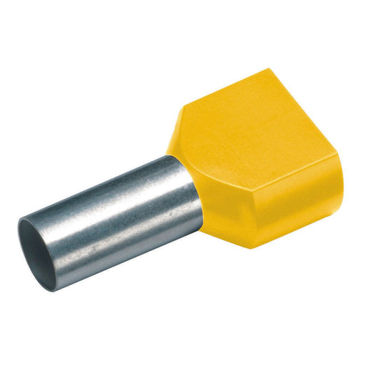 Cimco Werkzeuge - Aderendhülse 182438 10mm gelb − 100 Stück