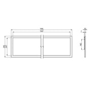 BEG Brück Electronic - Decken-/Wandleuchte LED-Panel PL1-30120LEDAGDALITW DALI, TW