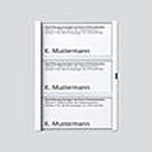 Siedle&Söhne - Zubehör/Ersatzteile für Türkommunikation Namensschild ws kpl. 200029794-00 f.TM 612-3 W