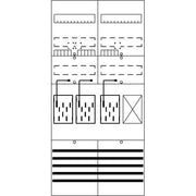 Striebel&John - Zählerfeld BF27M31 7RE 3Z1R vorverdraht − 1 Stück