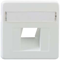 Rutenbeck - Einsatz/Abdeckung für Kommunikationstechnik Zentralstück ZSt UAE-Cat. 8 rw 1f.,m.Beschriftf.rws − 1 Stück by Rute
