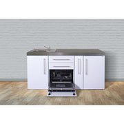 Stengel - Mini-Küche Miniküche Premiumline MPGSSG180AGSBli Schiefergrau