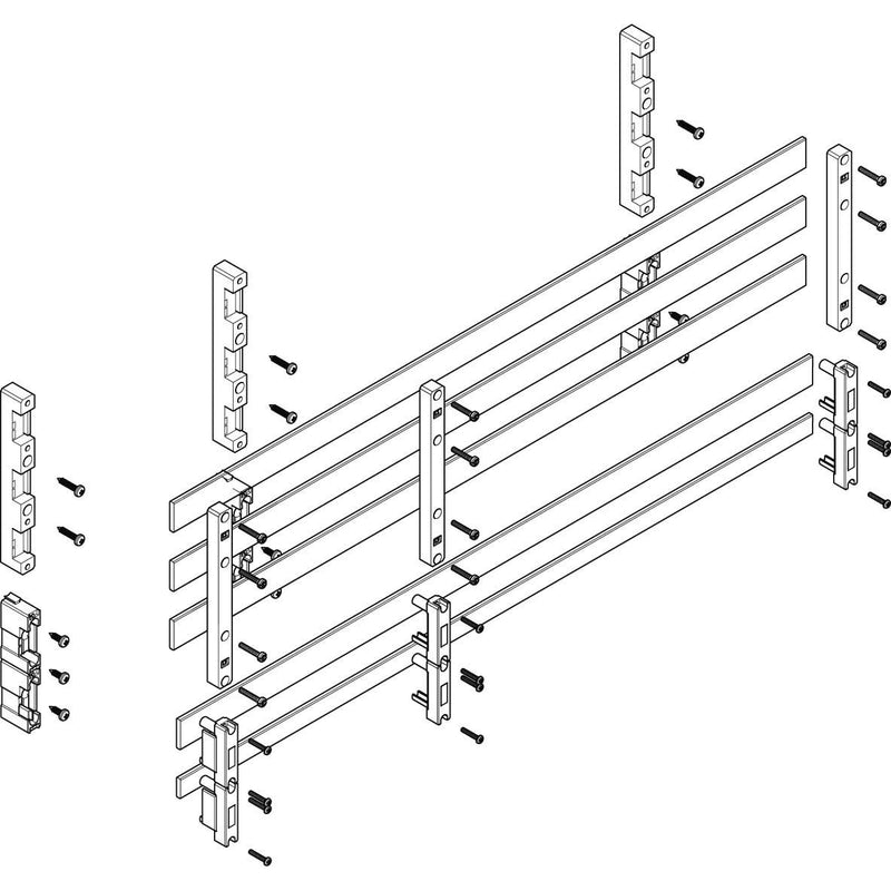 ABN - Verteilerfeld für Installationsverteiler Sammelschienen-Modul MTSC33745 tief 3FB/3RE