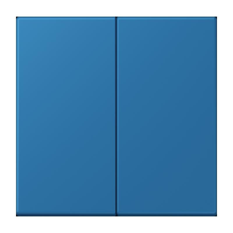 Jung - Abdeckung/Bedienelement für Installationsschalterprogramme Wippe für Taster 2fach LC 102 211 bleu ceruleen 31